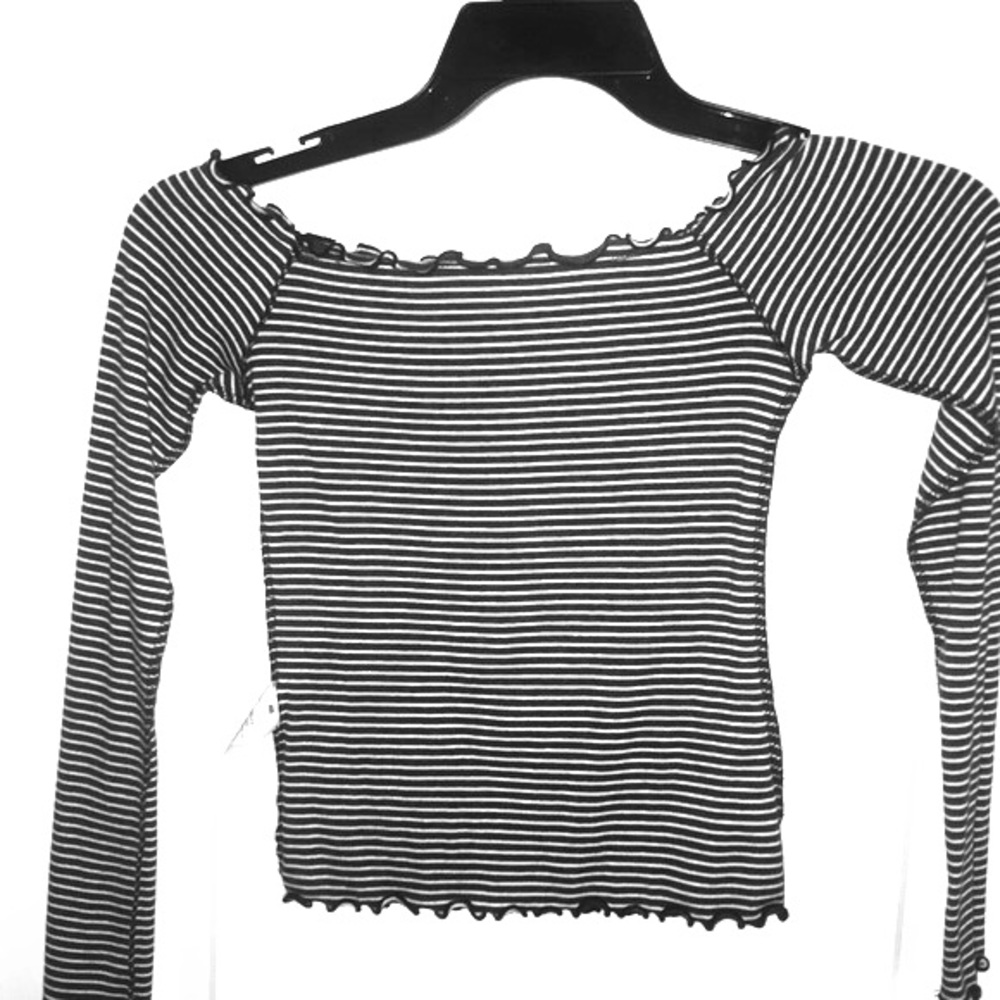 Hollister off-shoulder long sleeve shirt